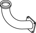 DINEX 44224 Exhaust Pipe